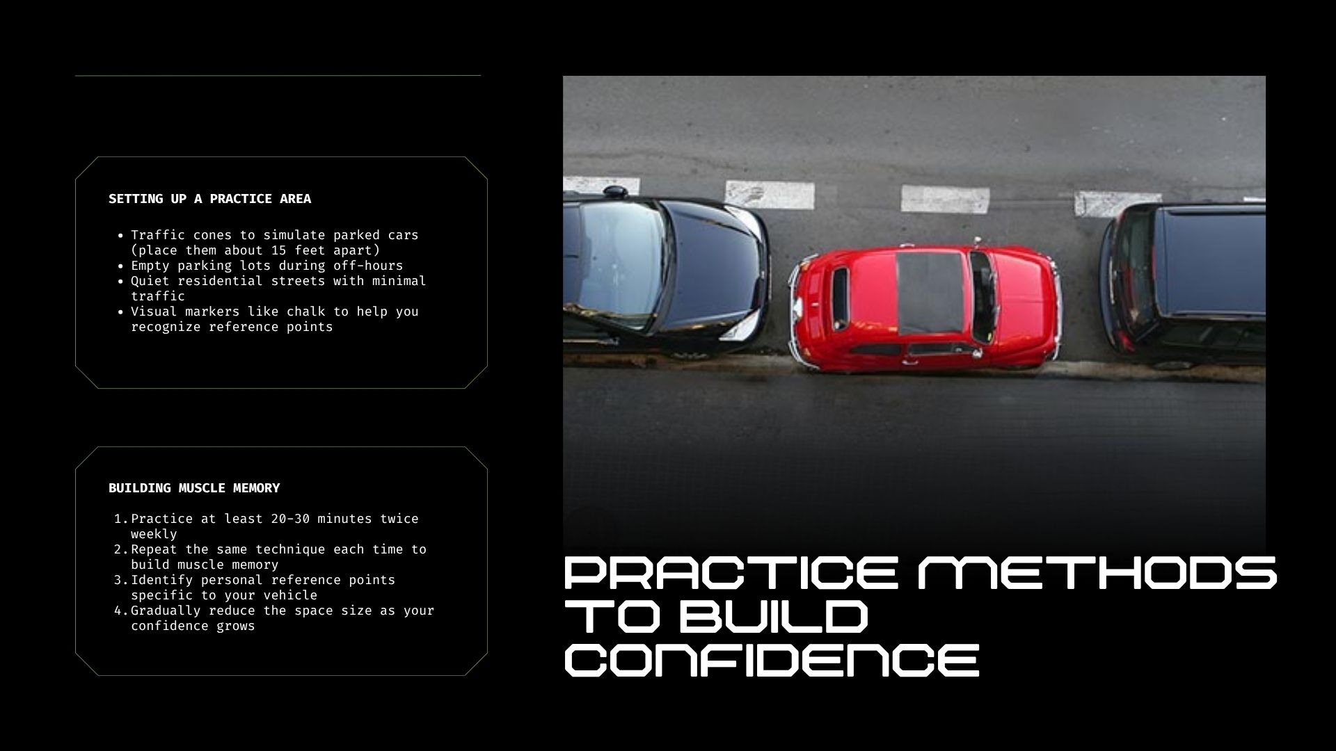 Métodos de práctica para desarrollar la confianza